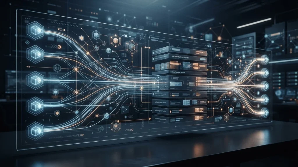 Crypto wallets connected by blockchain transaction paths for deposits and withdrawals